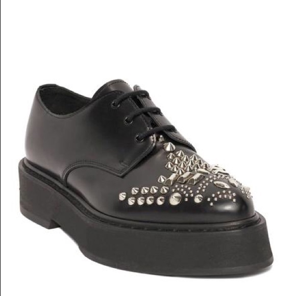 NEW Alexander McQueen Skull Studded Creepers - Picture 3 of 5